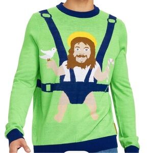 Tipsy Elves- baby Jesus sweater NWT